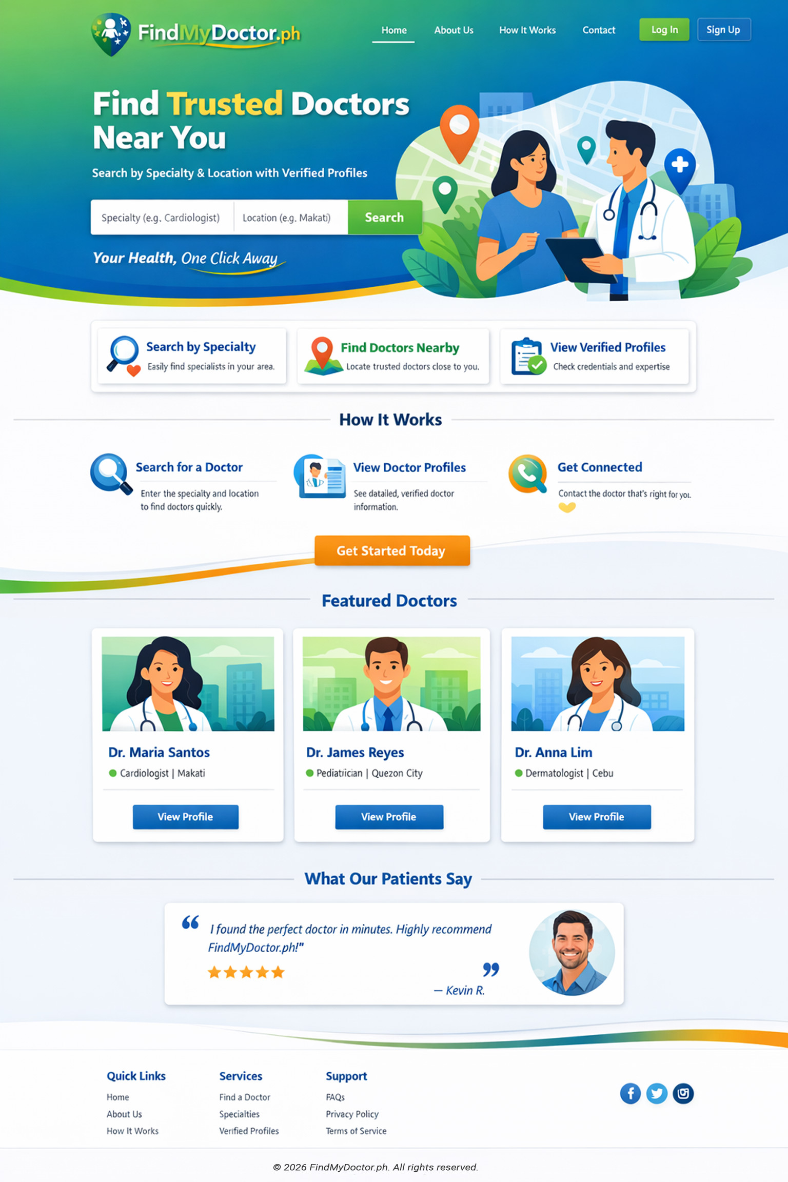 FindMyDoctor Site